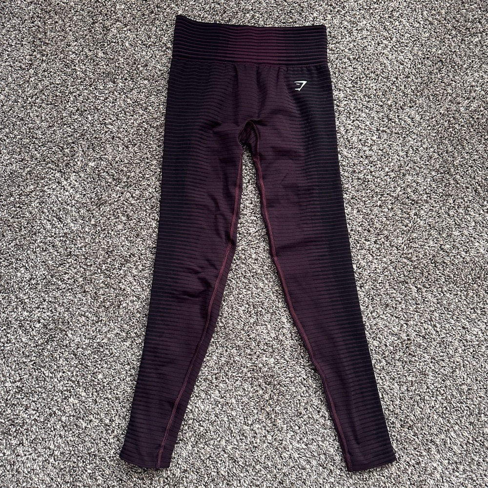 Gymshark Sport Seamless Leggings - Reset Pink/ Black Sz Small